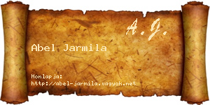 Abel Jarmila névjegykártya
